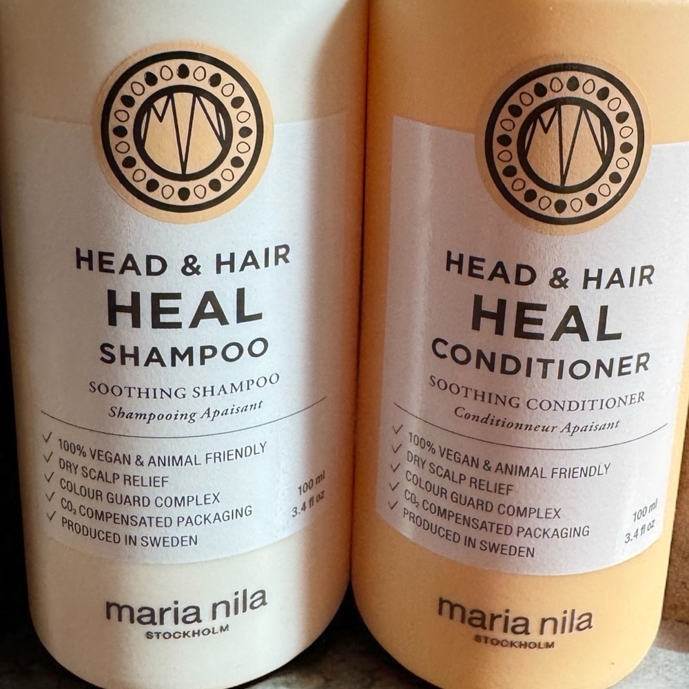 Maria Nila Head & Hair Heal Shampoo & Conditioner Sensitive Dry Scalp 3.4 fl oz - Picture 10 of 10